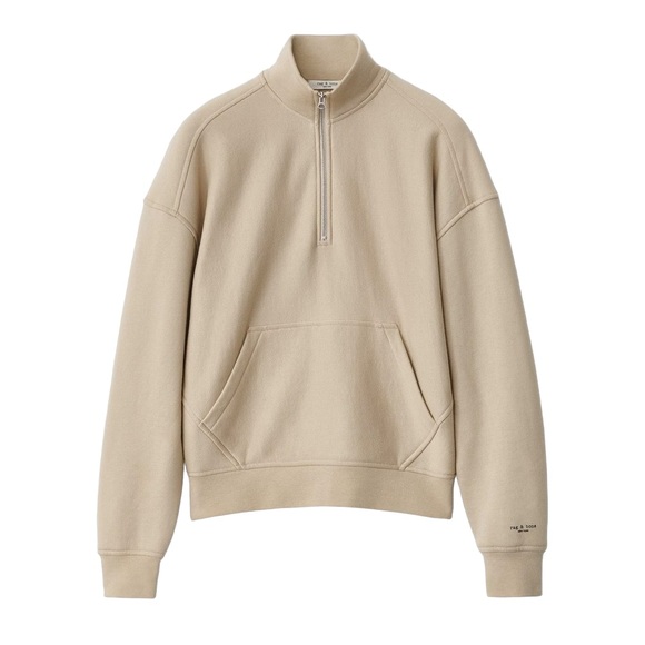 Rag & Bone City half zip terry pullover - Picture 4 of 12